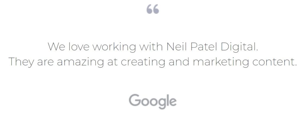  Neil Patel SEO services review